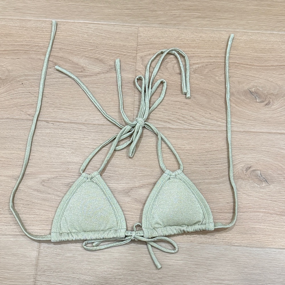 Montce Euro Jade Sparkle Bikini Top